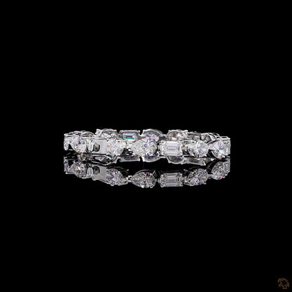 Aurora – Oval, Pear & Emerald Diamond Bracelet
