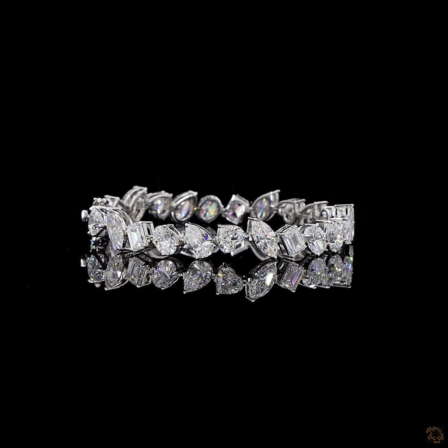 Celeste Lab Grown Diamond Bracelet – Oval, Pear & Emerald Cut
