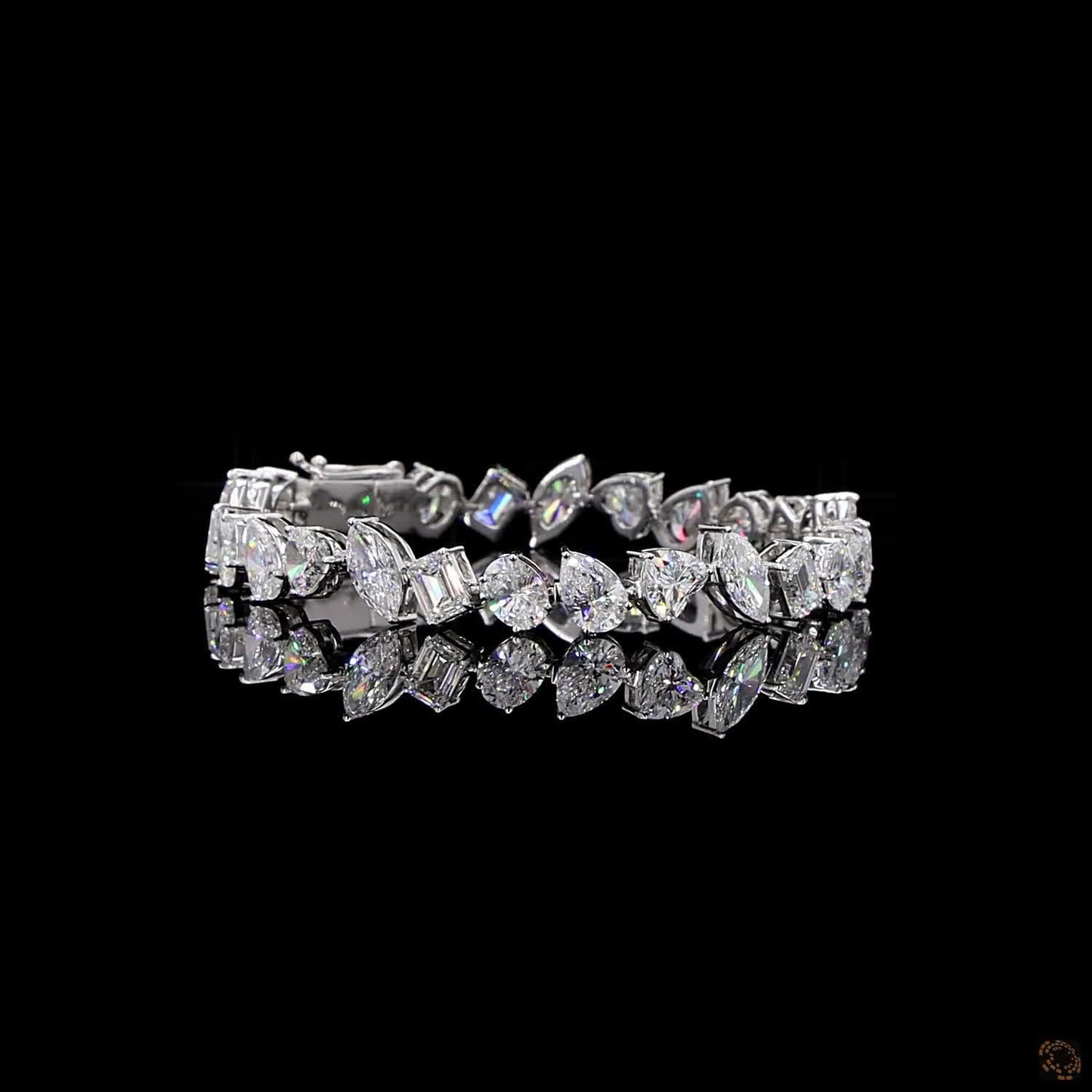 Celeste Lab Grown Diamond Bracelet – Oval, Pear & Emerald Cut