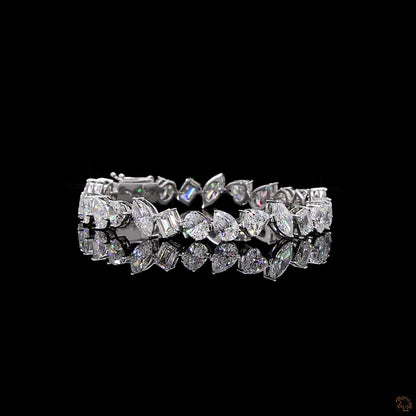 Celeste Lab Grown Diamond Bracelet – Oval, Pear & Emerald Cut