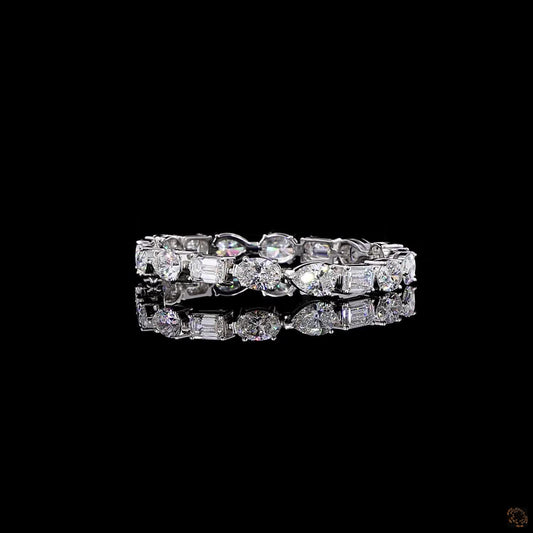 Aurora – Oval, Pear & Emerald Diamond Bracelet
