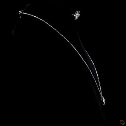 Lyra Pendant Set – Lab Grown Diamond in 18K White Gold