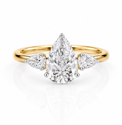 Luna Pear Ring