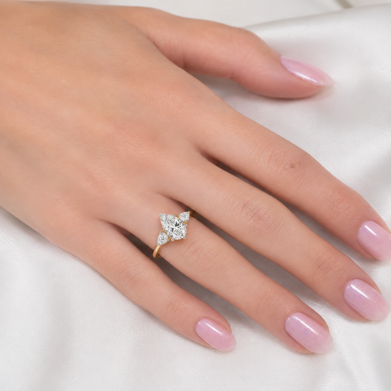 Luna Pear Ring