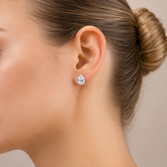 Pear Glow Studs