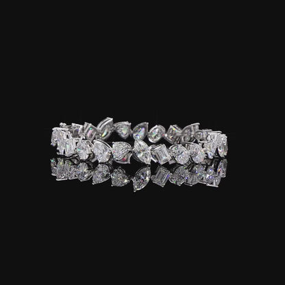 Celeste Lab Grown Diamond Bracelet – Oval, Pear & Emerald Cut