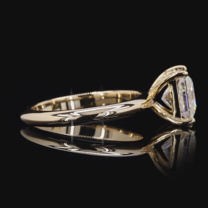 Cleo – Princess Solitaire Diamond Ring