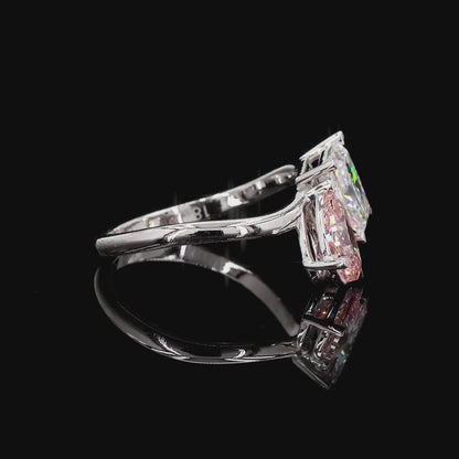 The Enchanted White Gold Two-Tone Diamond Ring