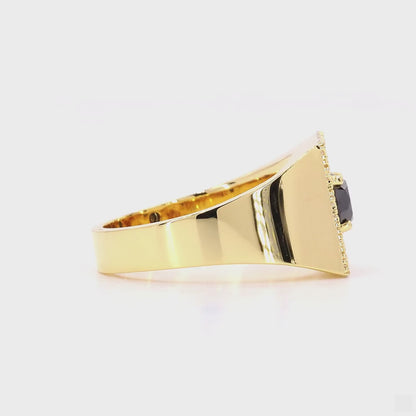 The Enchanted Yellow Gold Diamond Ring