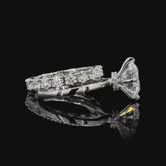 Arlena- Round Cut Ring Set
