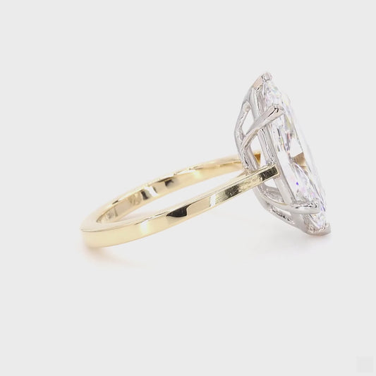 Selene – Marquise Solitaire Diamond Ring
