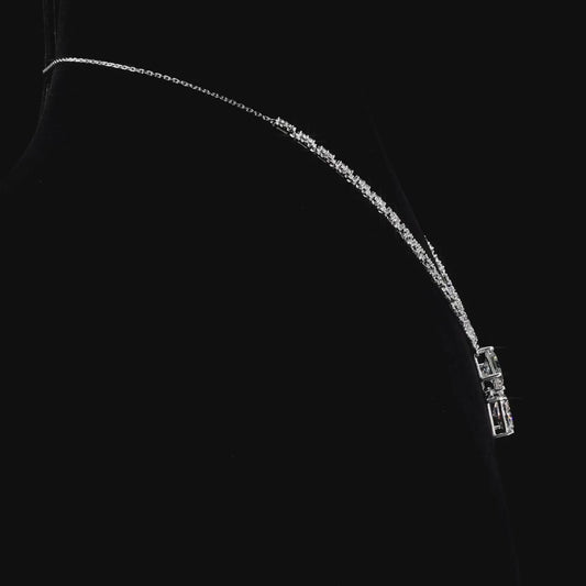 The Aurelia Necklace – Lab-Grown Radiant & Princess Diamond Statement Necklace