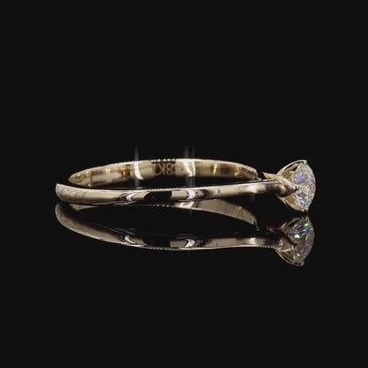 Lina – Classic Solitaire Diamond Ring