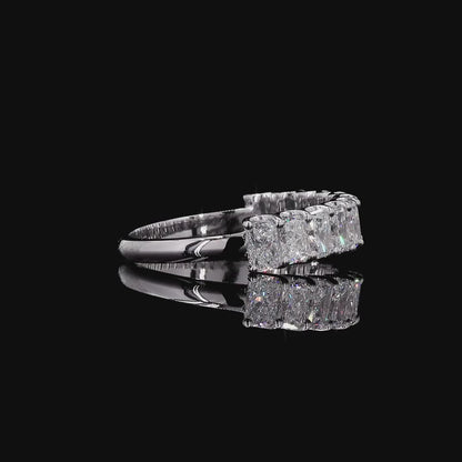 The Enchanted White Gold Radiant Diamond Ring