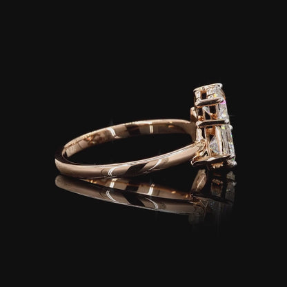 Trio Bloom- Diamond Ring