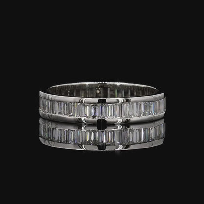 The Exquisite White Gold Diamond Eternity Band