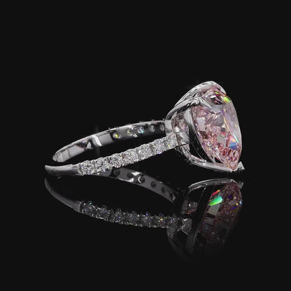 The Affinity Rose Gold Heart Diamond Ring