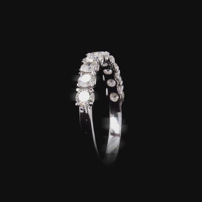 Diana – Diamond Half Eternity Ring