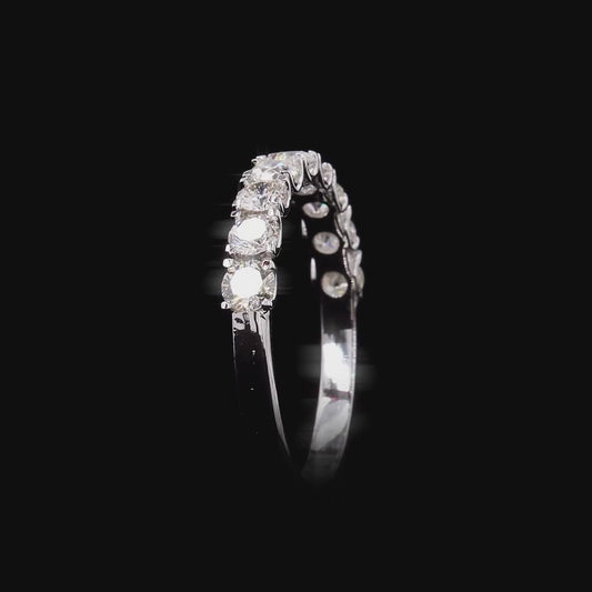 Diana – Diamond Half Eternity Ring