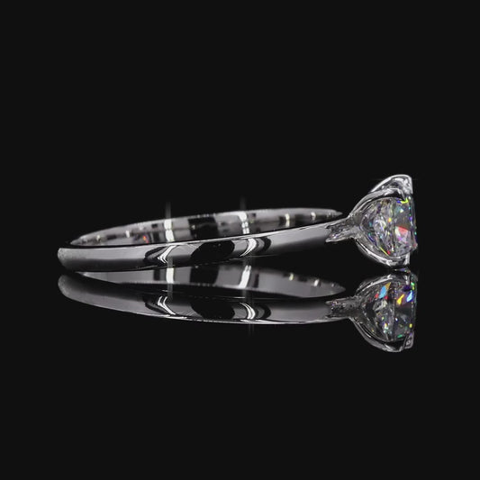Lustra– 1.00ct Cushion Lab Grown Diamond Ring